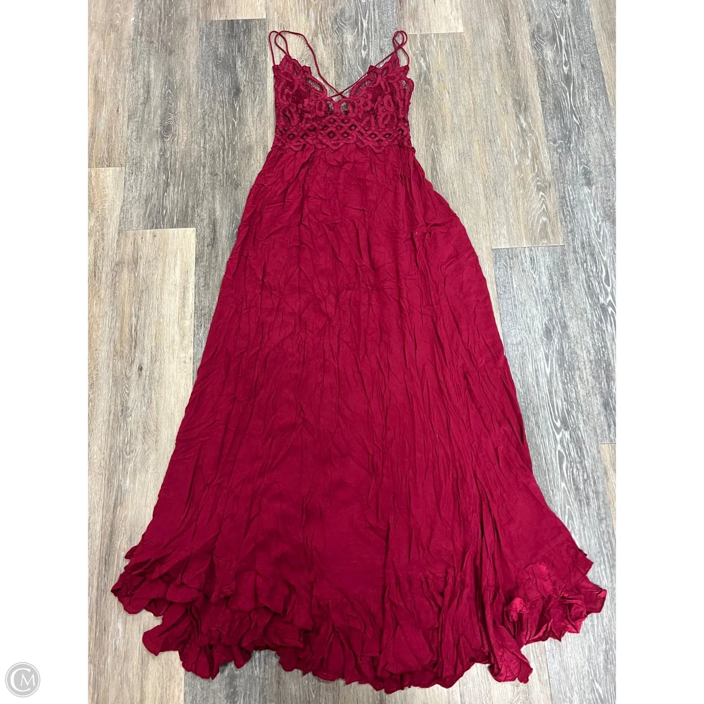 Dress Casual Maxi By Free People In Red, Size: M