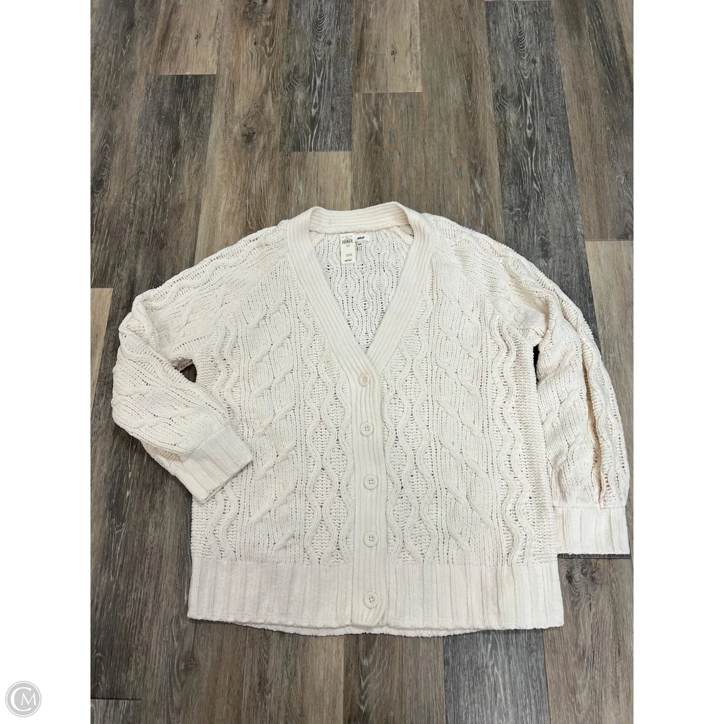 Sweater Cardigan By Aerie In Cream, Size: M