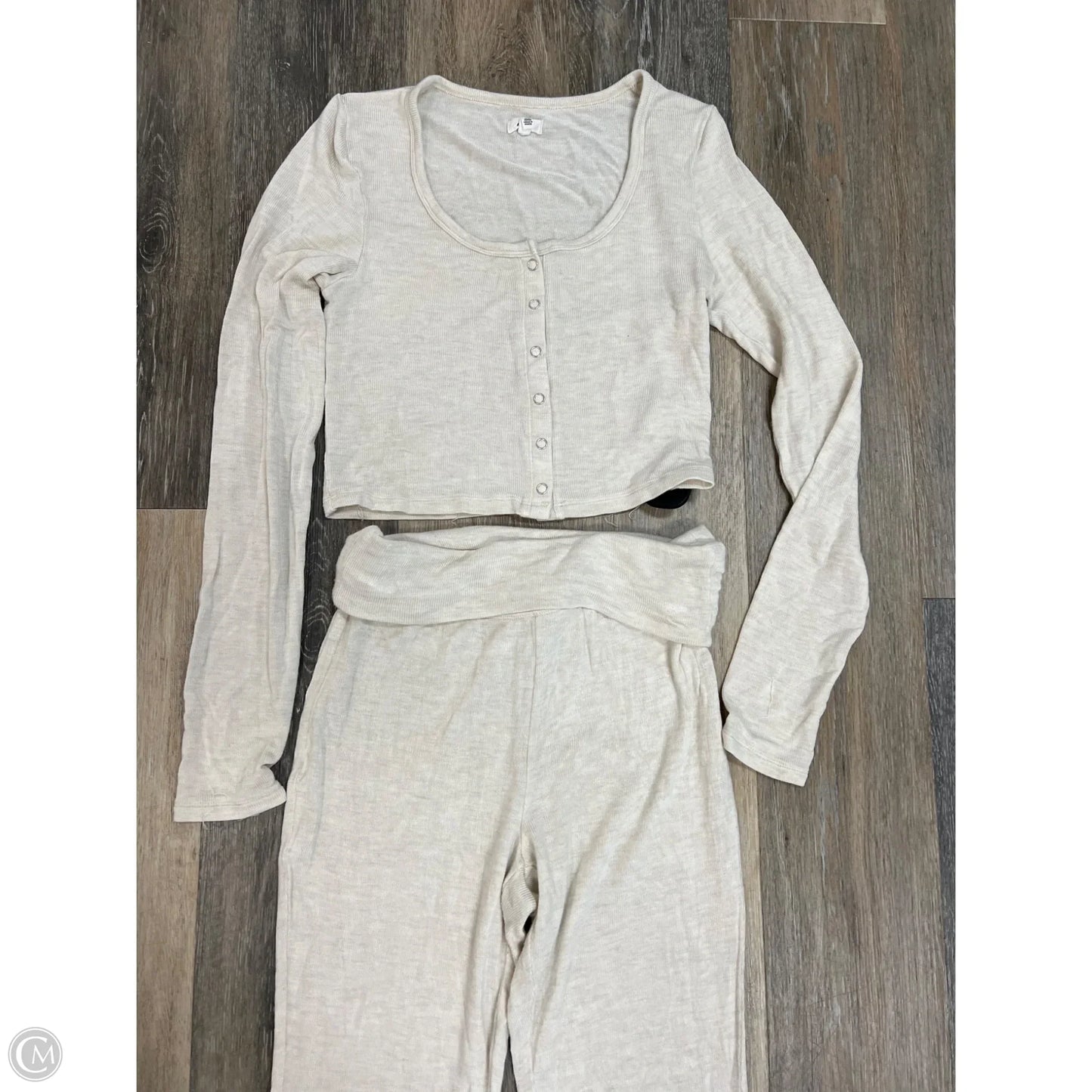 Lounge Set Pants By Aerie In Cream, Size: S