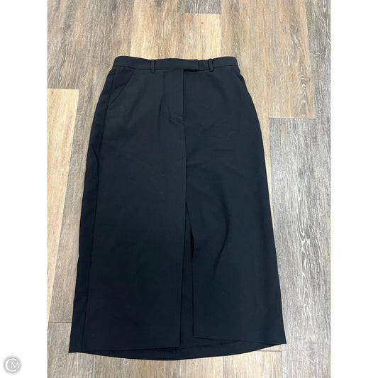 Skirt Midi By Abercrombie And Fitch In Black, Size: Mp