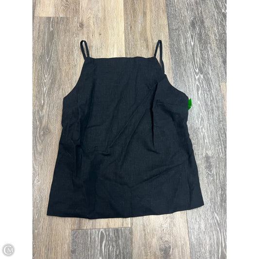 Top Sleeveless Linen By Abercrombie And Fitch In Black, Size: S