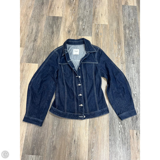 Jacket Denim By Abercrombie And Fitch In Blue Denim, Size: M