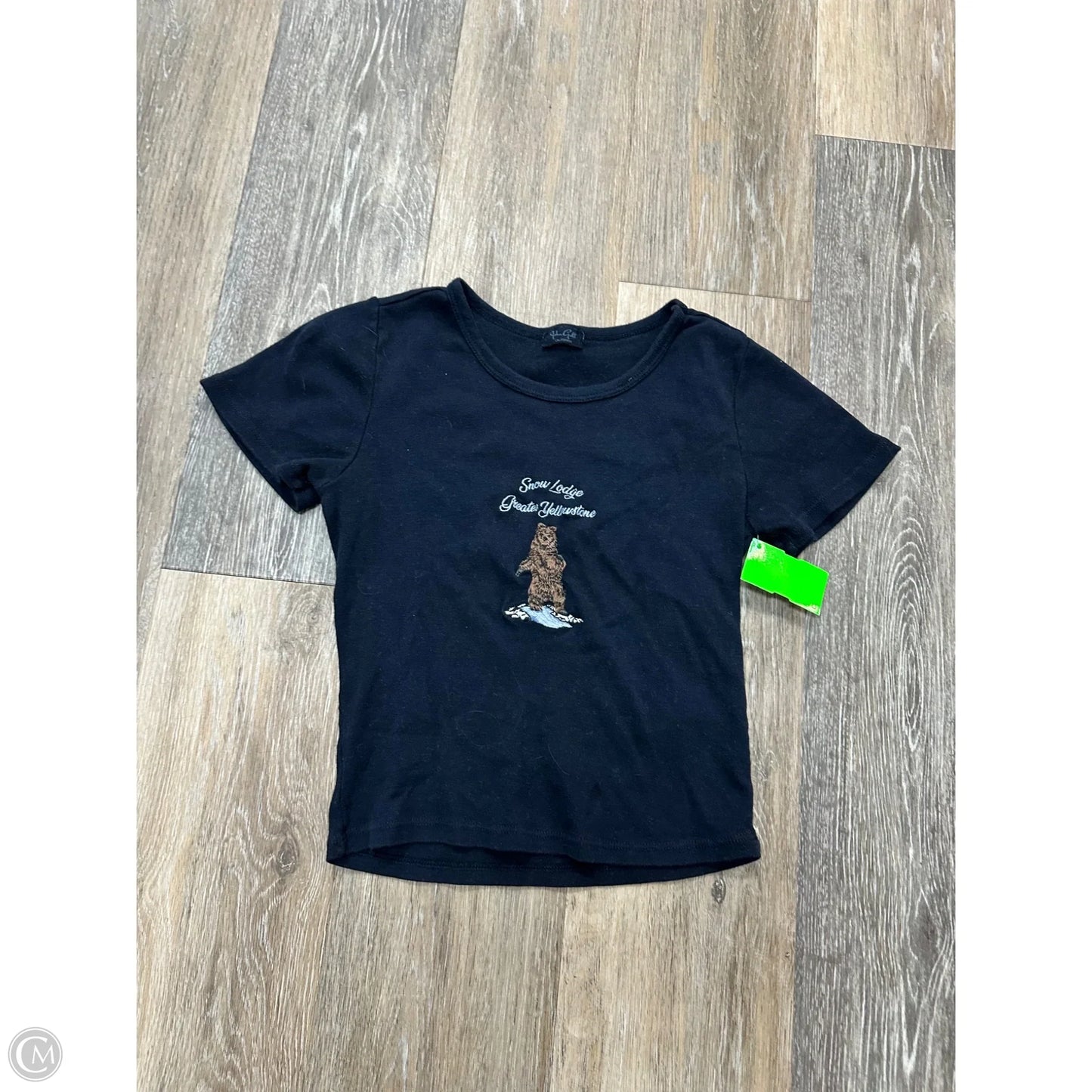 Top Short Sleeve By John Galt In Navy, Size: Osfm