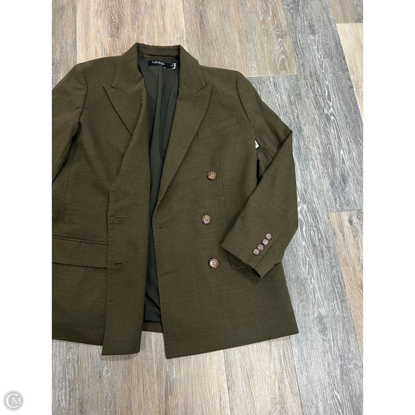 Blazer By Lauren By Ralph Lauren In Green, Size: 12