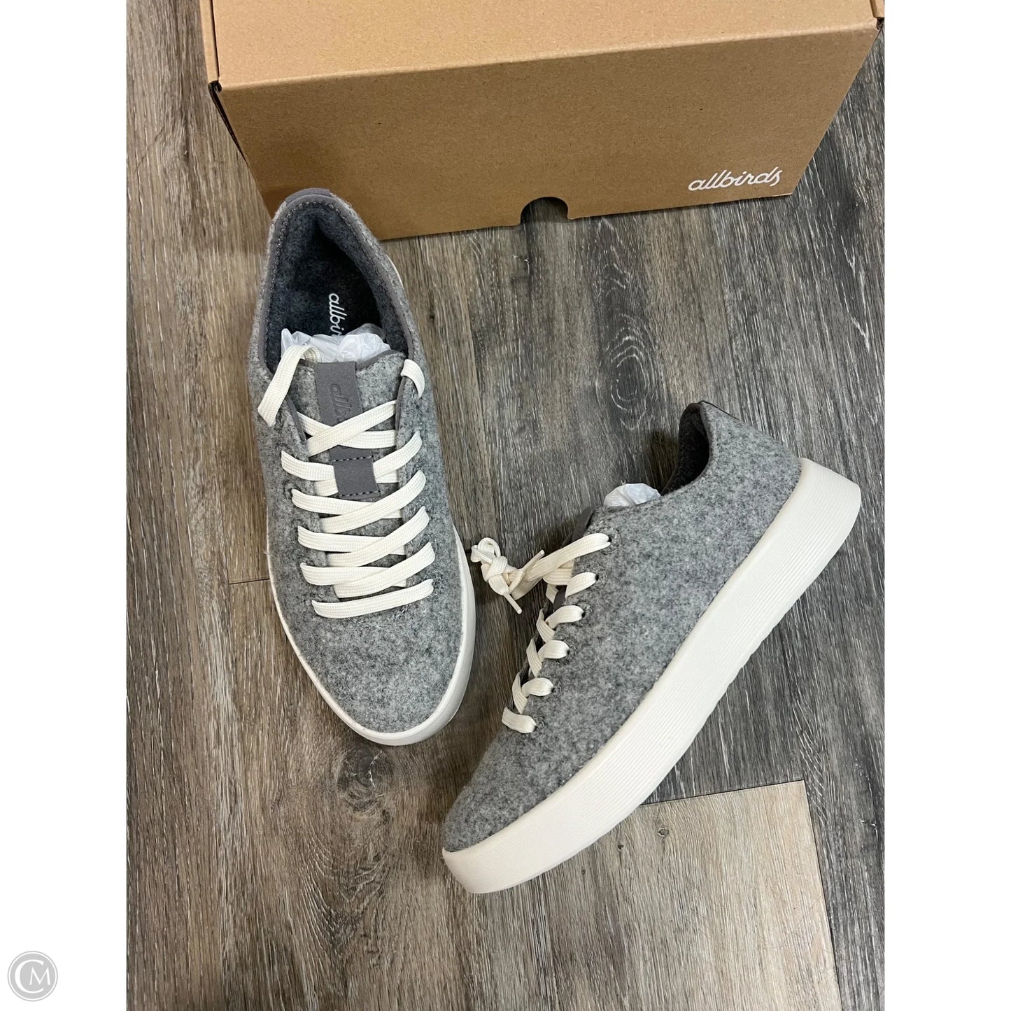 Shoes Sneakers By Allbirds In Grey, Size: 9