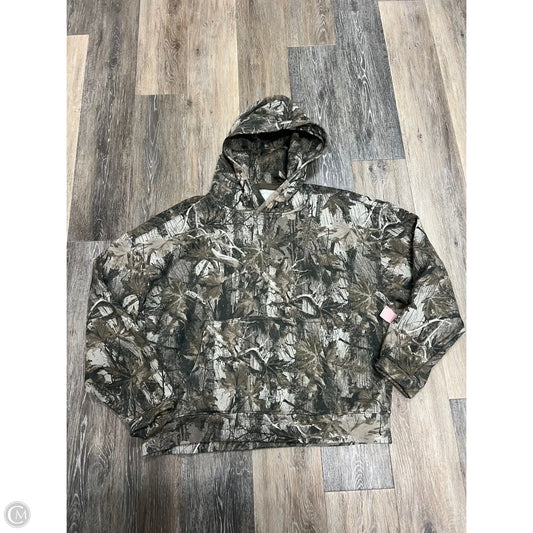Sweatshirt Hoodie By Hollister In Camouflage Print, Size: L