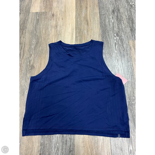 Athletic Tank Top By Lululemon In Navy, Size: 8