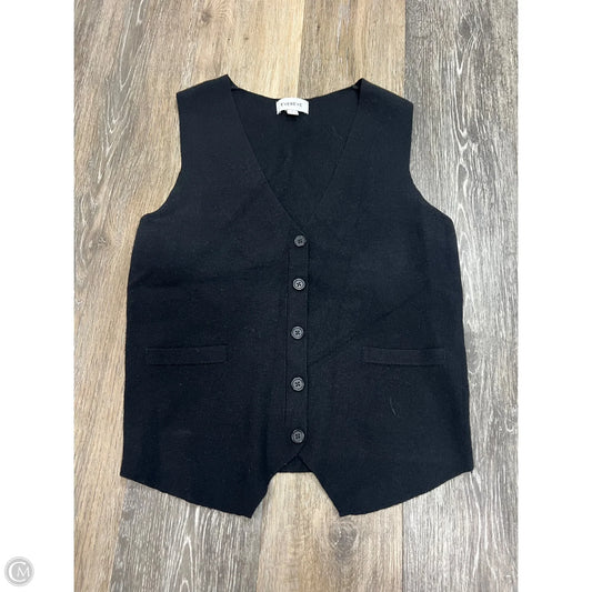 Vest Sweater By Evereve In Black, Size: S