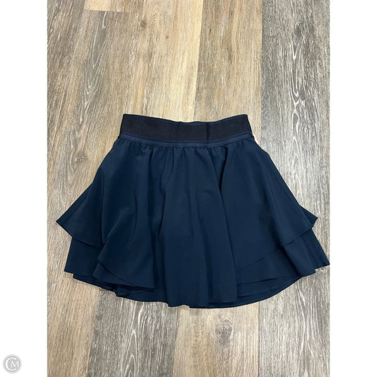 Athletic Skort By Lululemon In Navy, Size: 2