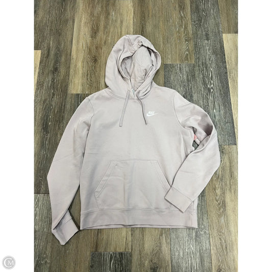 Athletic Sweatshirt Hoodie By Nike Apparel In Purple, Size: M