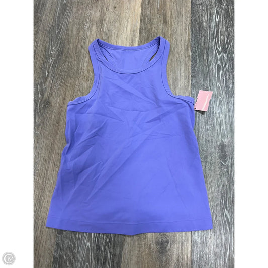 Athletic Tank Top By Lululemon In Purple, Size: 6