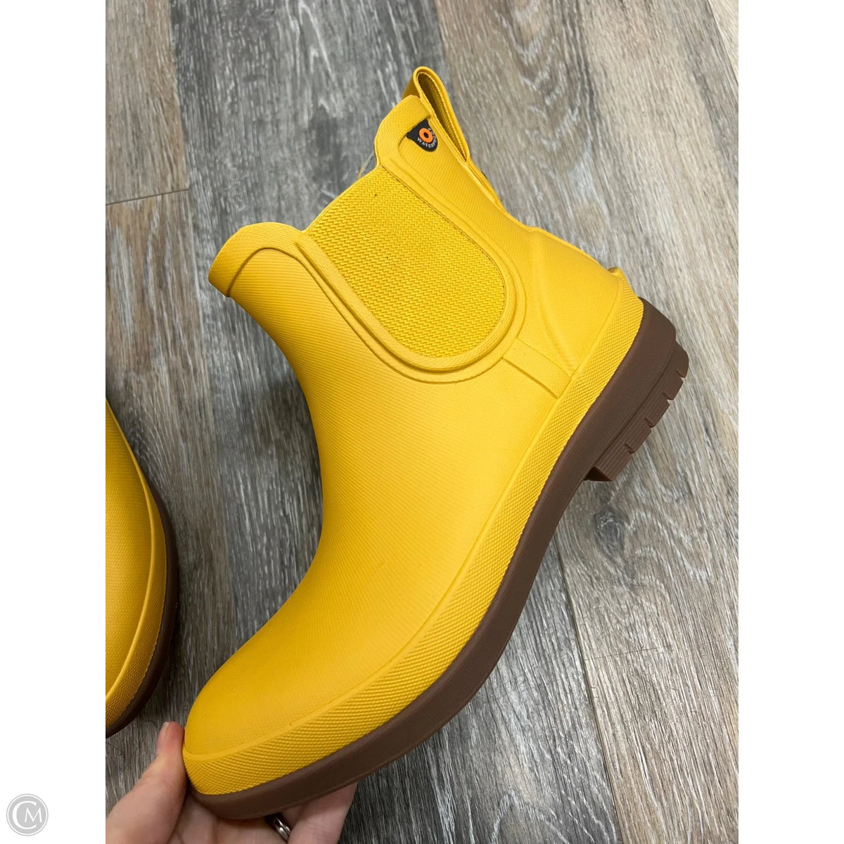 Boots Rain By Bogs In Yellow, Size: 7