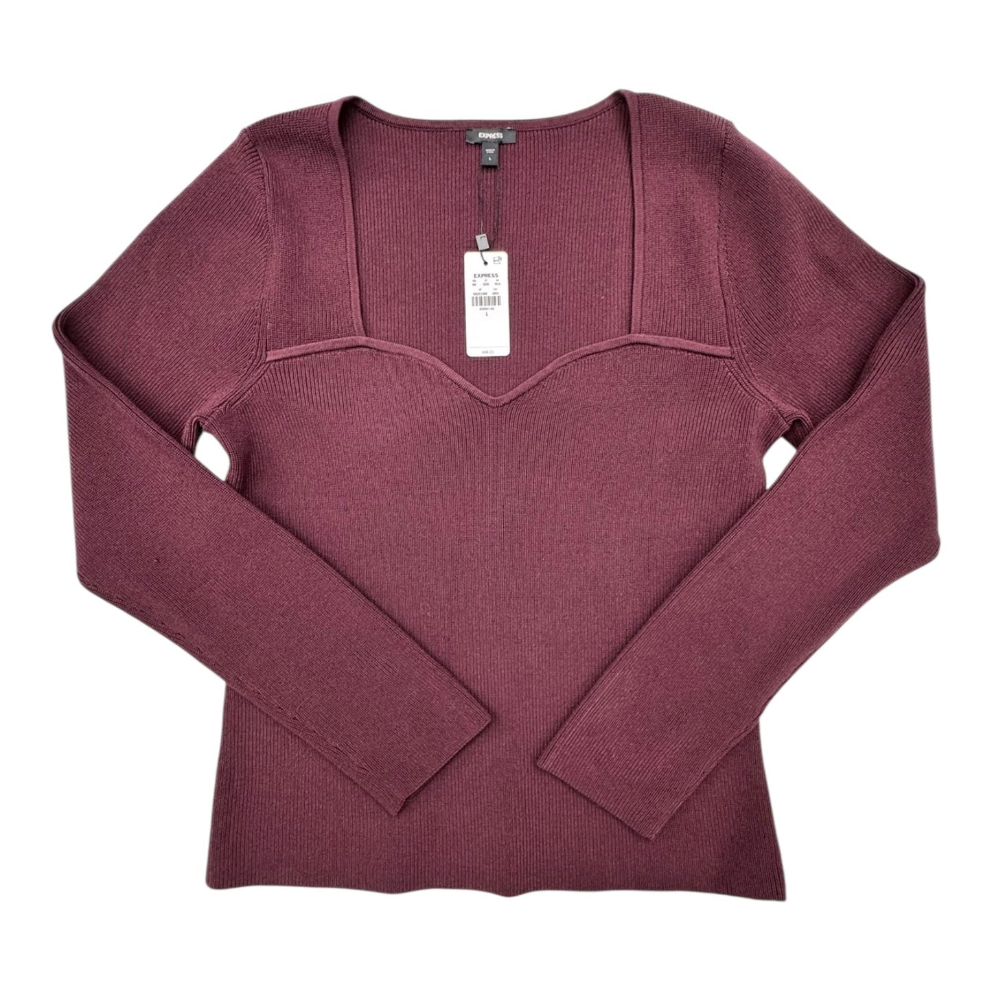 Top Ls By Express In Purple, Size:L