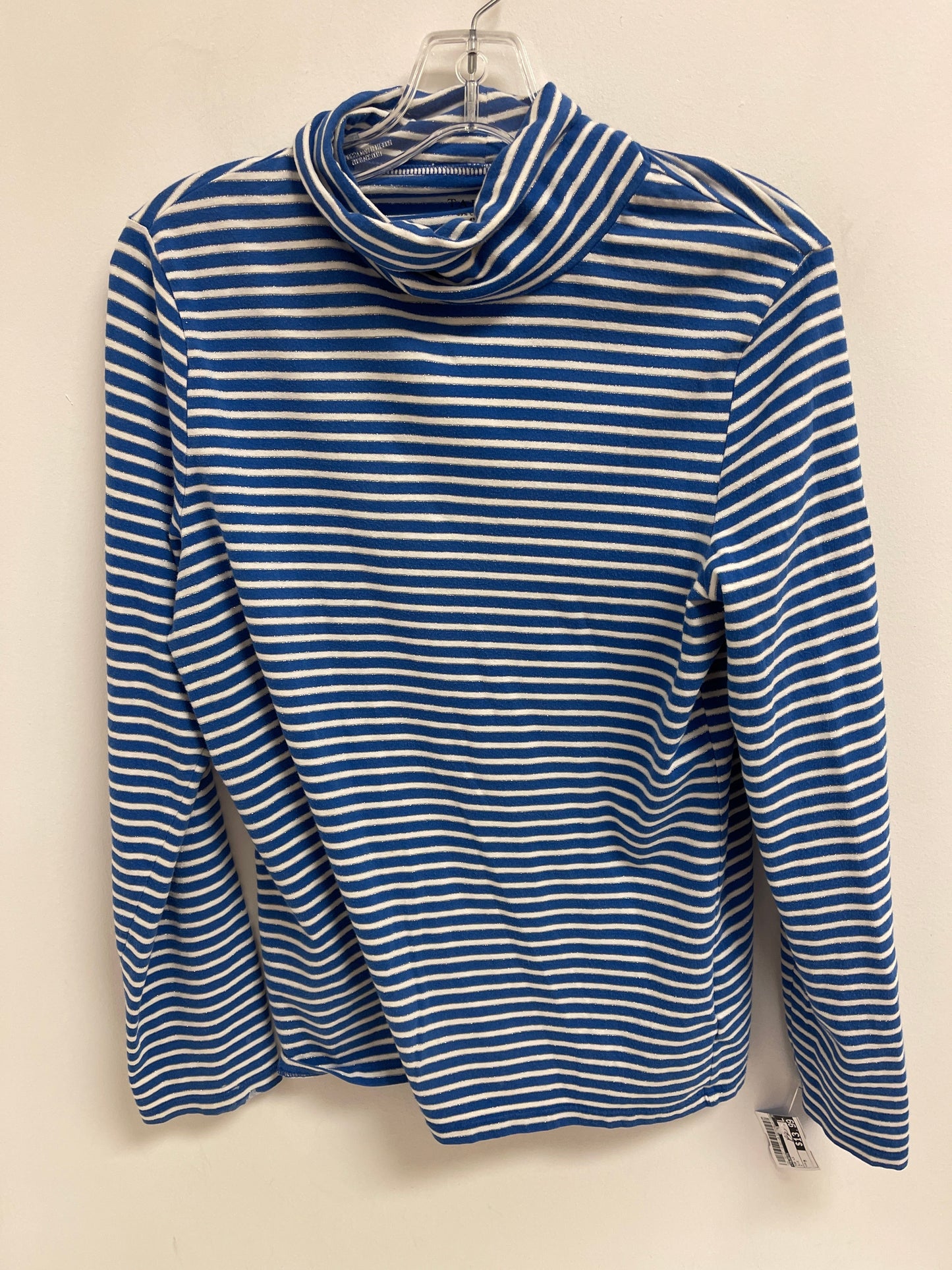 Top Long Sleeve By Talbots In Blue, Size: M