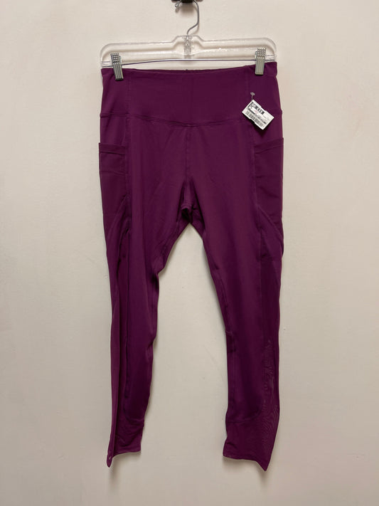 Athletic Pants By Clothes Mentor In Purple, Size: L
