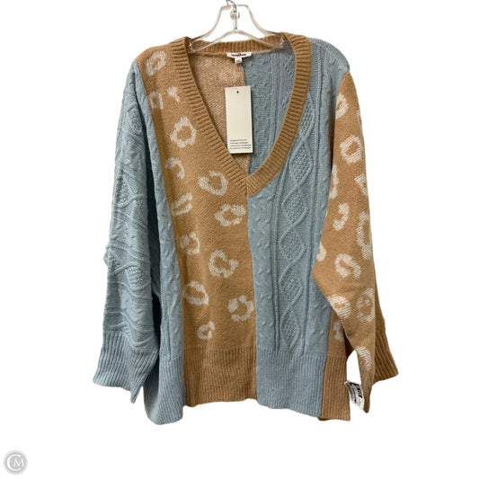 Sweater By Clothes Mentor In Tan, Size: 2x