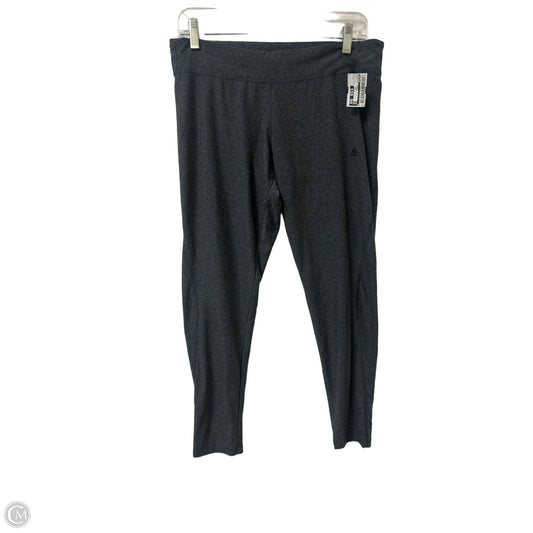 Athletic Pants By Adidas In Grey, Size: L