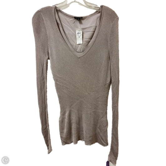 Sweater By Ann Taylor In Tan, Size: M