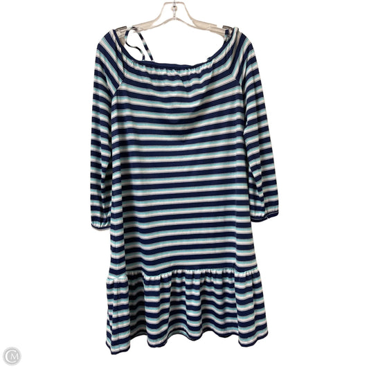 Dress Casual Midi By Clothes Mentor In Striped Pattern, Size: L