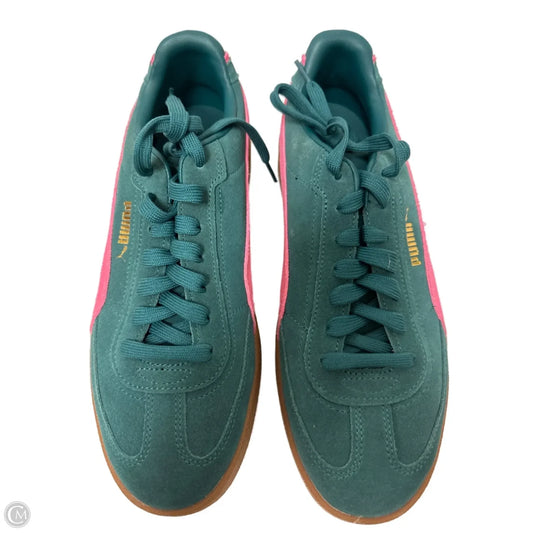 Shoes Sneakers By Puma In Green, Size: 11