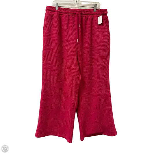 Pants Lounge By Clothes Mentor In Pink, Size: 2x