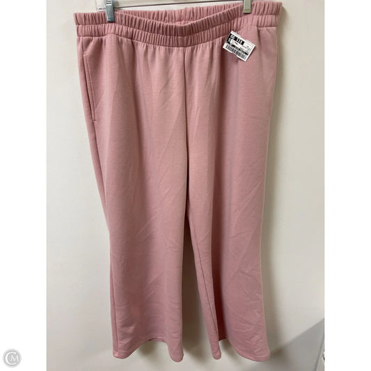 Pants Lounge By Clothes Mentor In Pink, Size: 2x