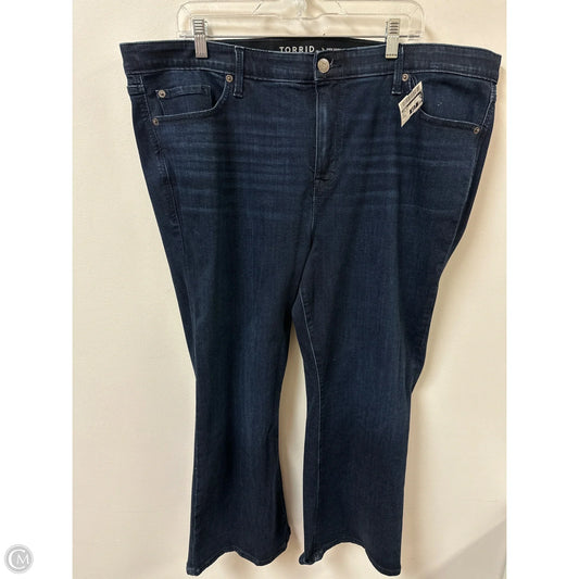 Jeans Boot Cut By Torrid In Blue Denim, Size: 22