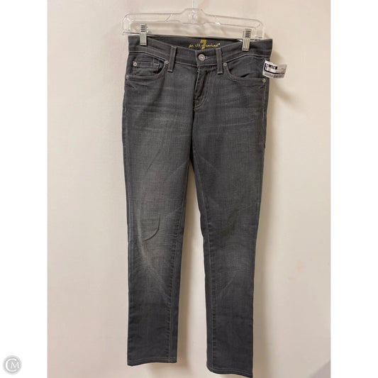 Jeans Skinny By Seven 7 In Grey, Size: 0