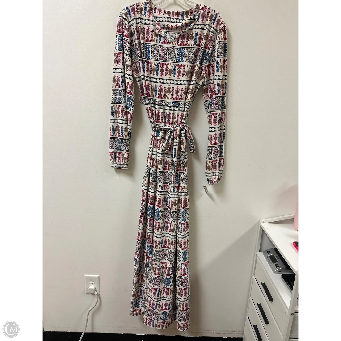 Dress Casual Maxi By Clothes Mentor In Multi-colored, Size: Xl