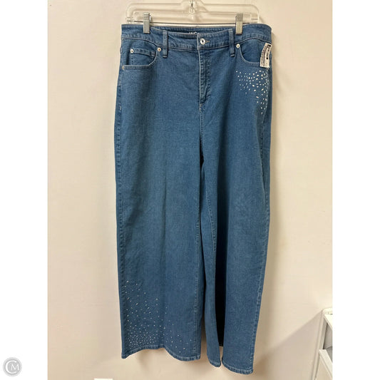 Jeans Wide Leg By Inc In Blue Denim, Size: 14