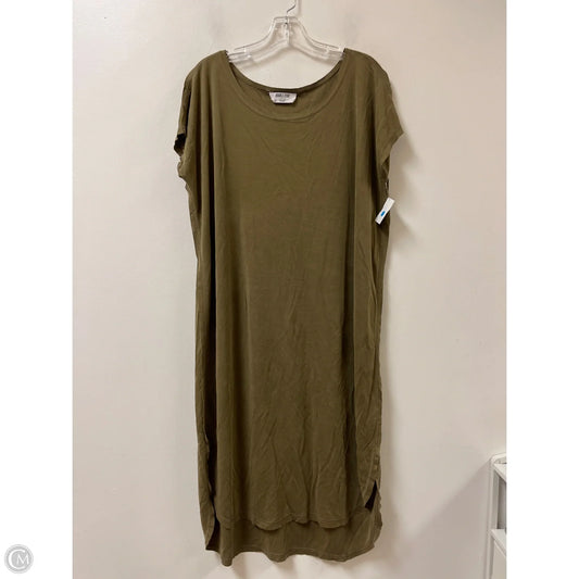 Dress Casual Midi By Double Zero In Green, Size: L