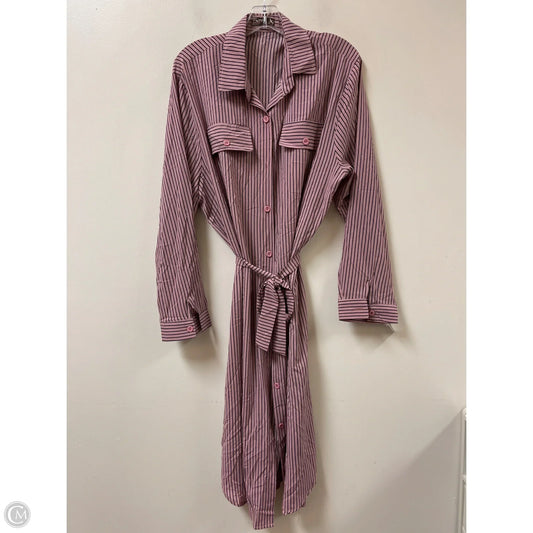 Dress Casual Midi By Clothes Mentor In Pink, Size: 4x