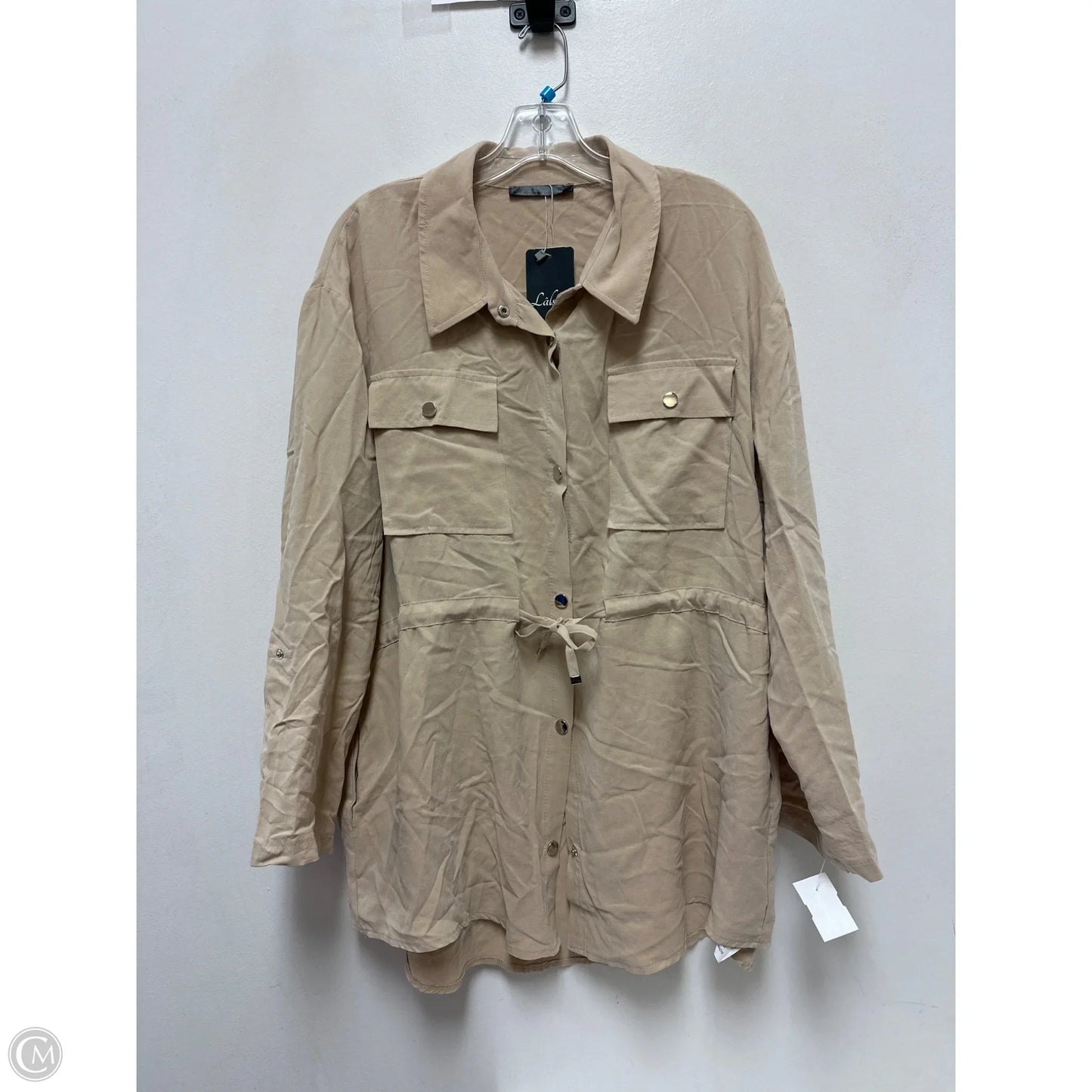Jacket Other By Clothes Mentor In Tan, Size: Xl