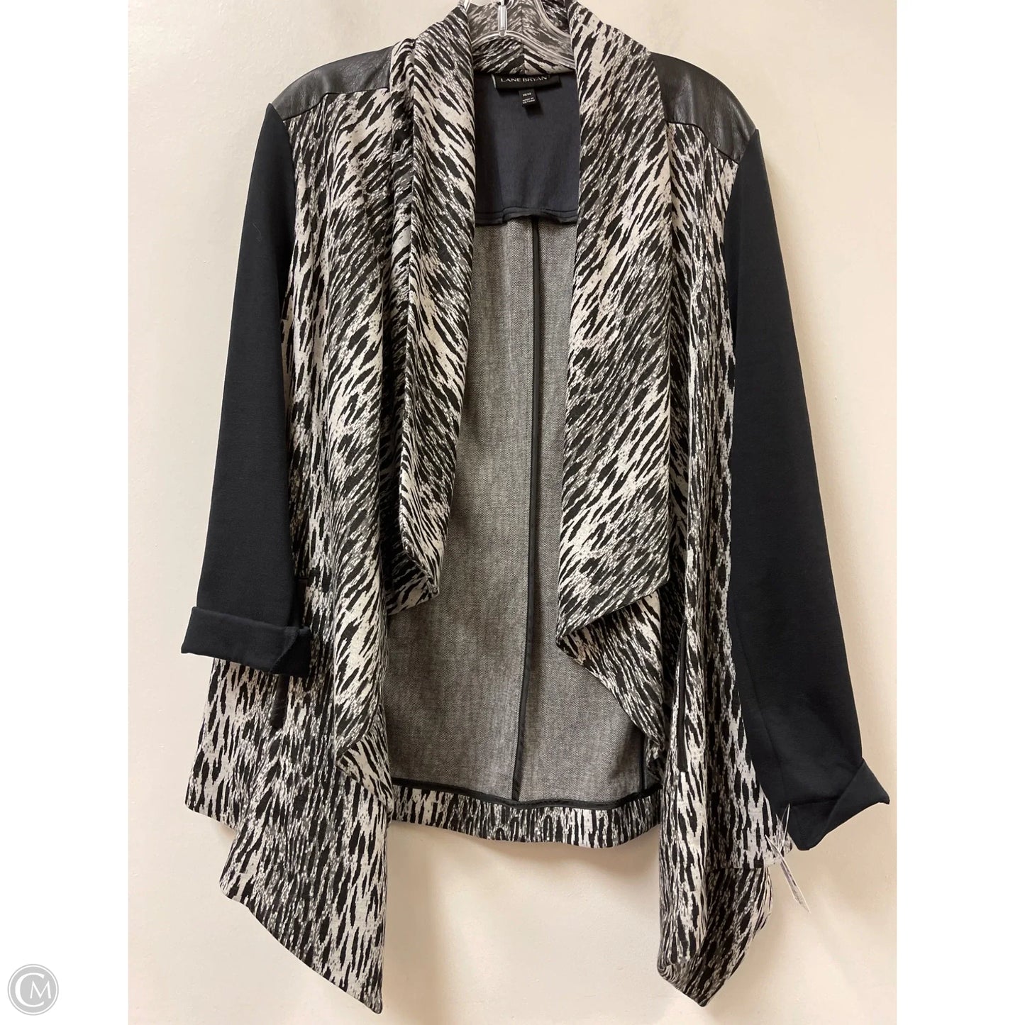 Blazer By Lane Bryant In Black & White, Size: 1x