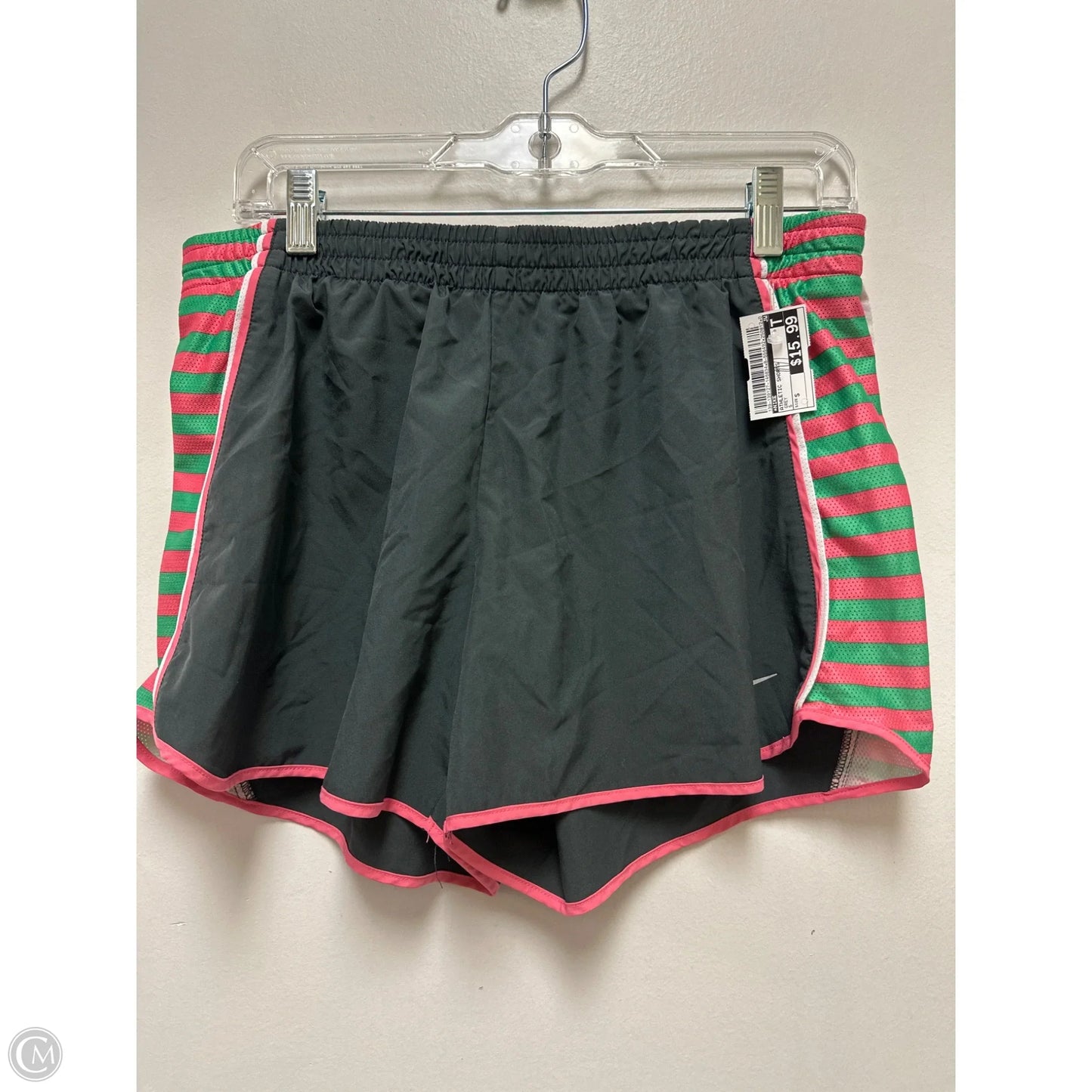 Athletic Shorts By Nike In Grey, Size: S