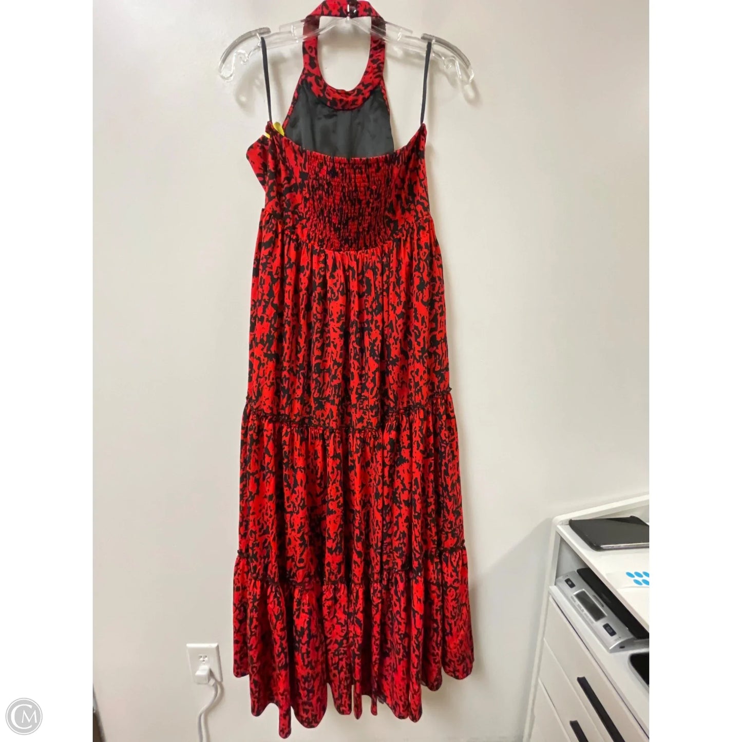 Dress Casual Maxi By Cma In Black & Red, Size: M