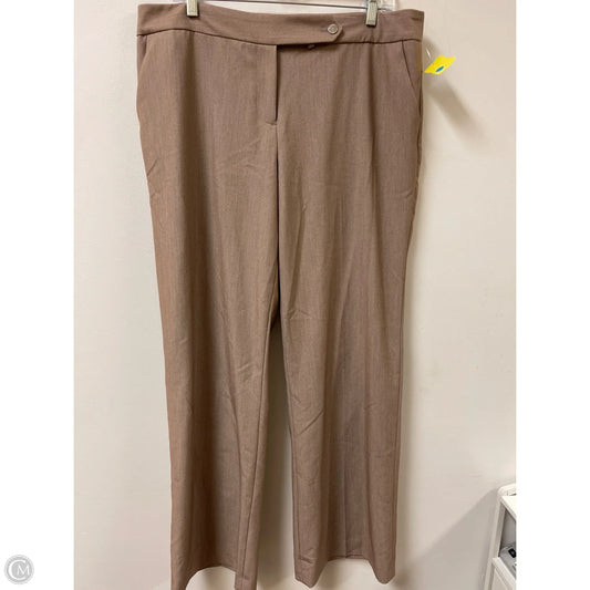 Pants Dress By Calvin Klein In Tan, Size: 14
