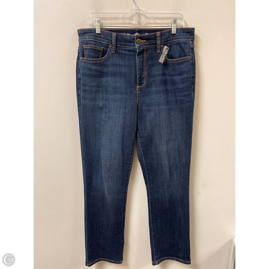 Jeans Cropped By St Johns Bay In Blue Denim, Size: 12