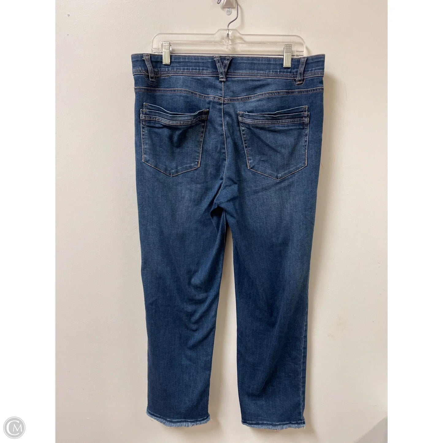 Jeans Cropped By Democracy In Blue Denim, Size: 12