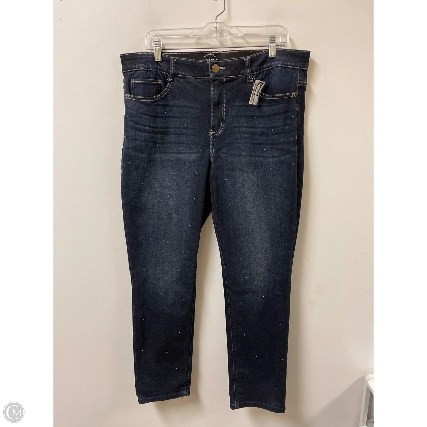 Jeans Skinny By West Bound In Blue Denim, Size: 16