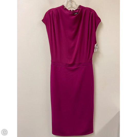 Dress Casual Midi By Express In Pink, Size: M