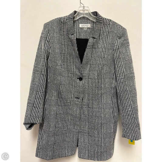 Coat Other By Kasper In Black & White, Size: L
