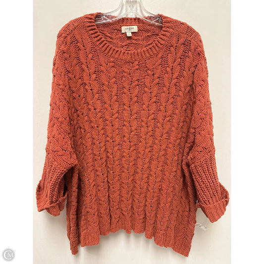 Sweater By Umgee In Orange, Size: S