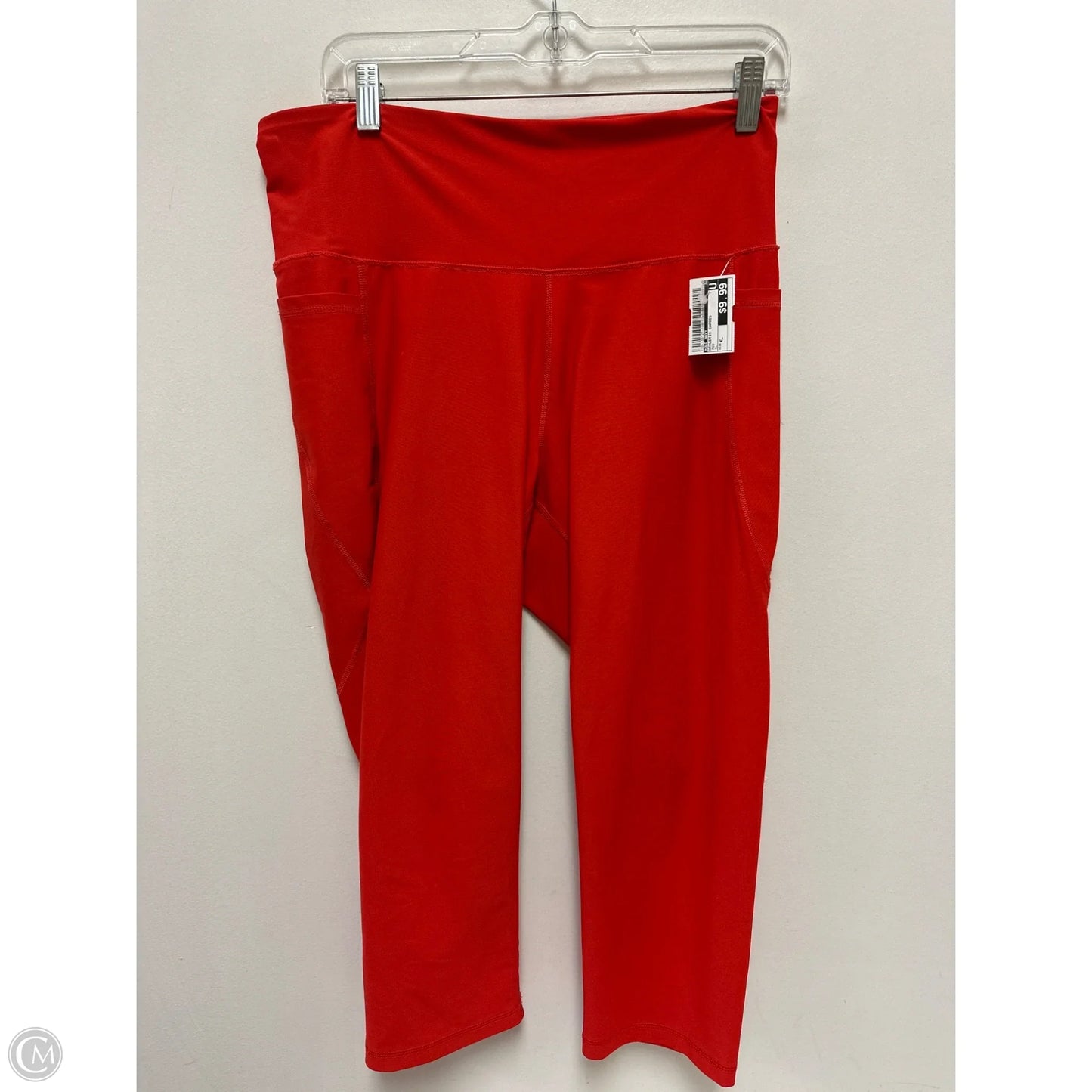 Athletic Capris By Old Navy In Red, Size: Xl