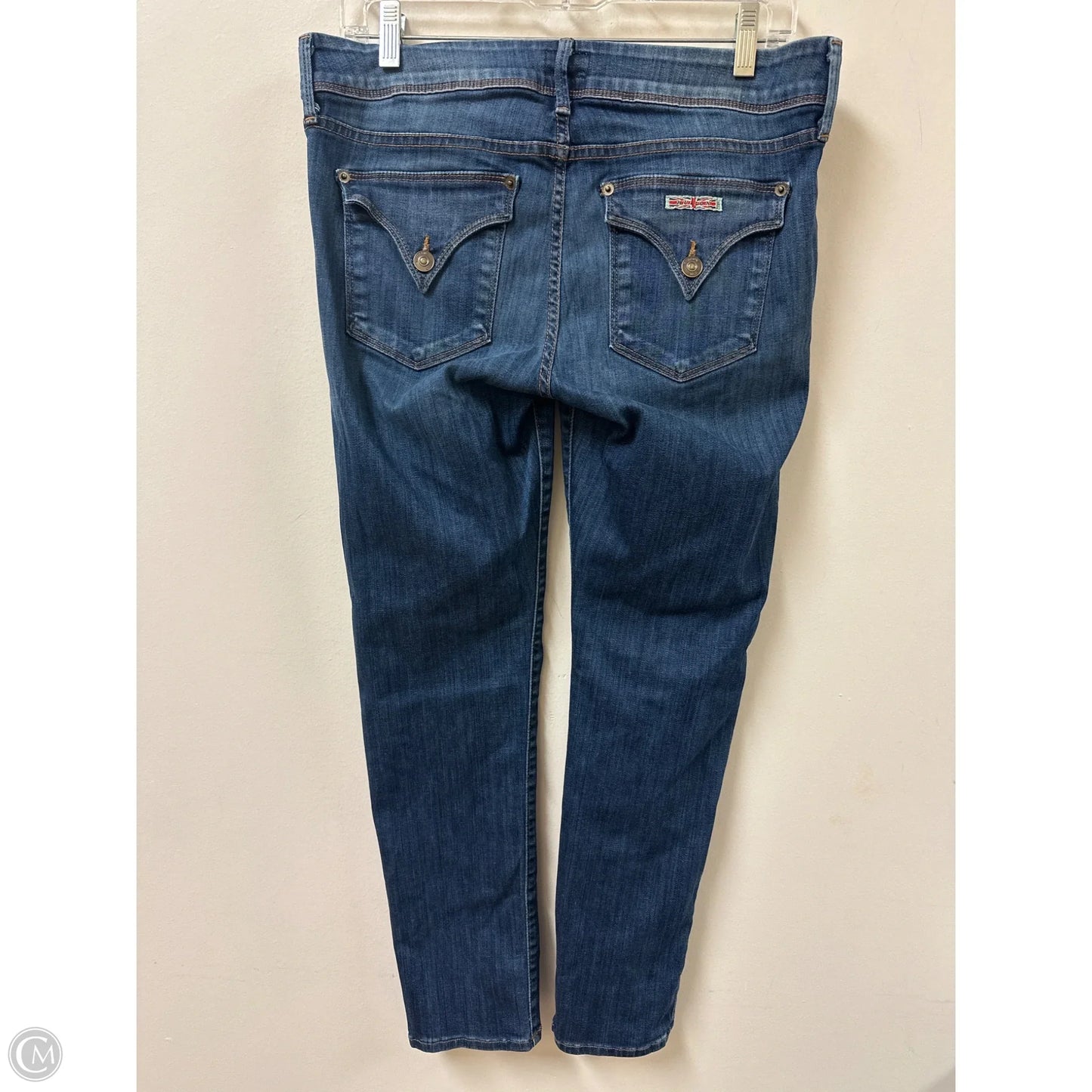 Jeans Skinny By Hudson In Blue Denim, Size: 14