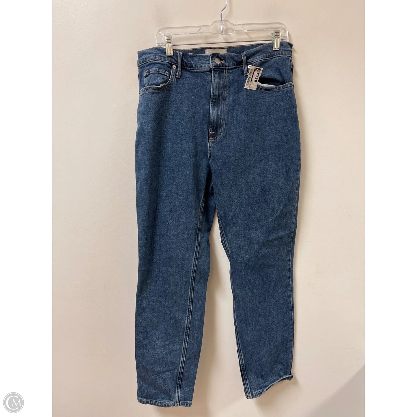 Jeans Straight By Everlane In Blue Denim, Size: 14