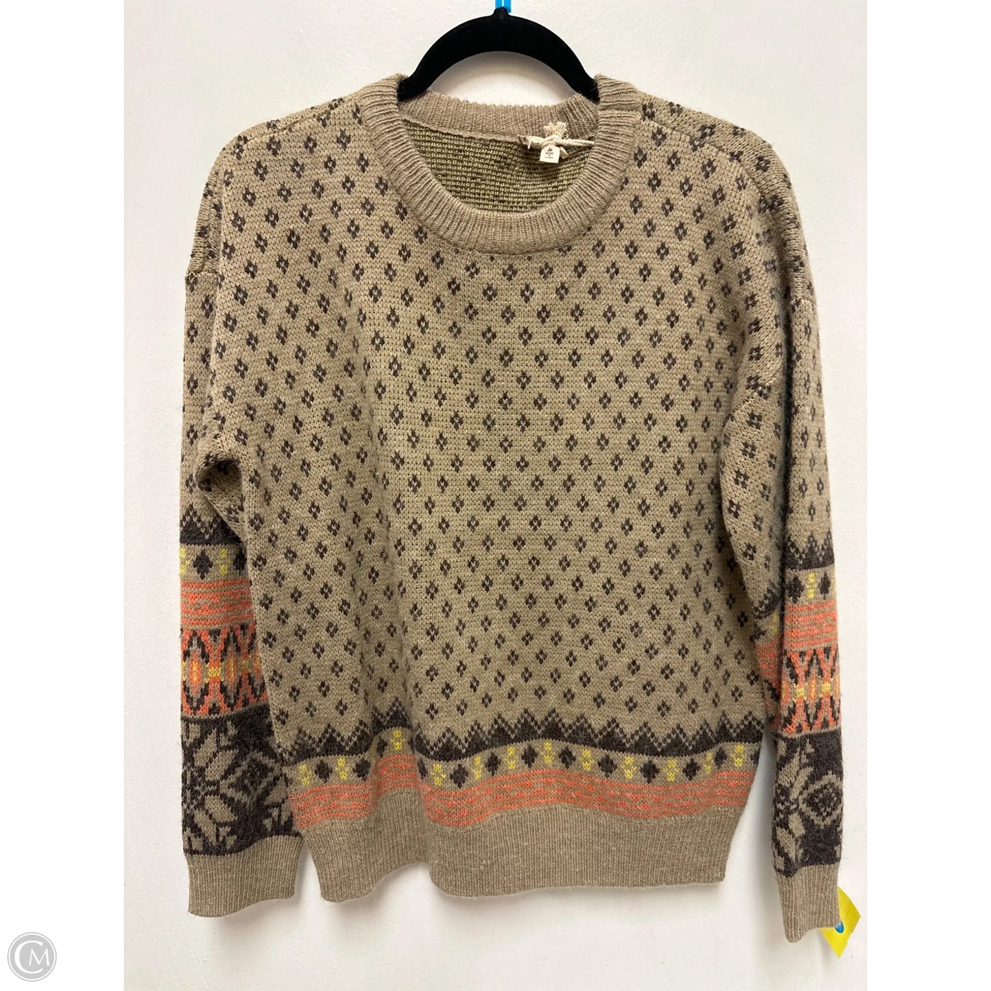 Sweater By Hem & Thread In Brown, Size: M