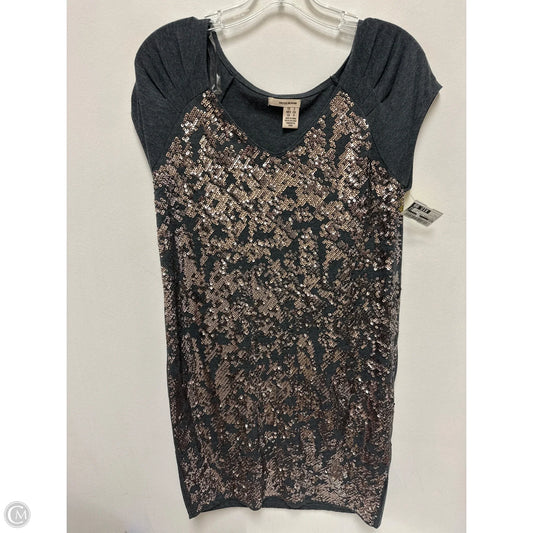 Dress Casual Midi By Dkny In Grey, Size: S