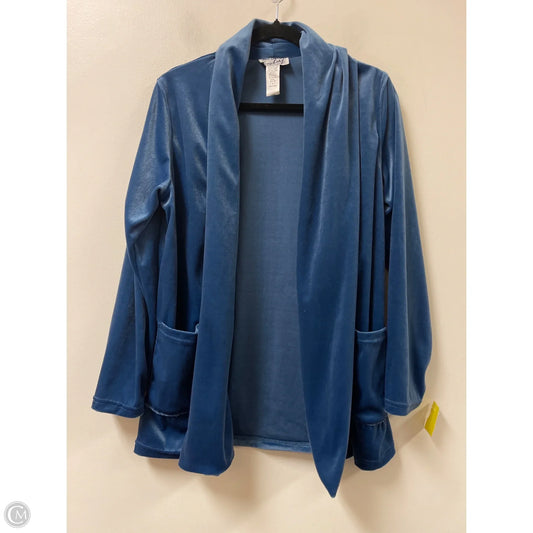 Sweater Cardigan By Clothes Mentor In Blue, Size: S