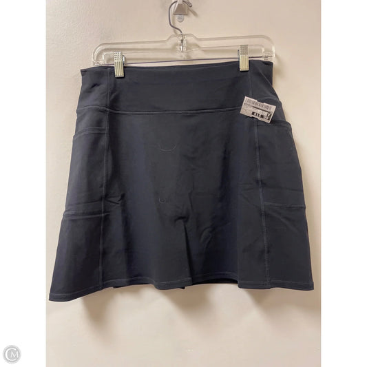 Athletic Skort By Skechers In Black, Size: L
